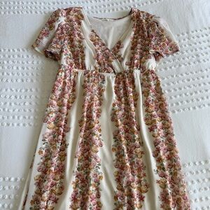 Floral Maternity/Nursing Dress